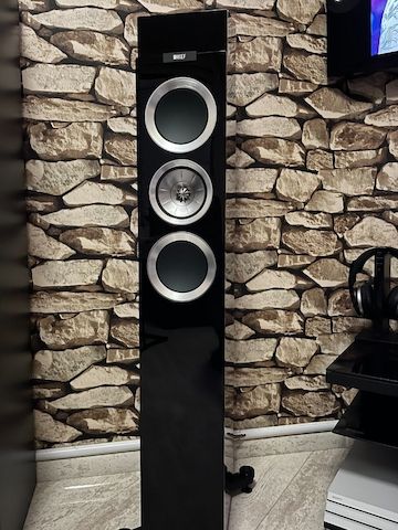 KEF Dolby Lautsprecher sound system R200c, R500 x2, R800ds x2, R50 x2, R400b