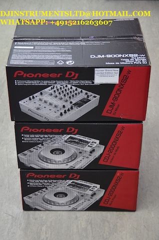 Pioneer DJ 2x Pioneer Cdj-2000Nxs2 & Djm-900Nxs2 + Hdj-2000 Mk2 DJ-Paket.