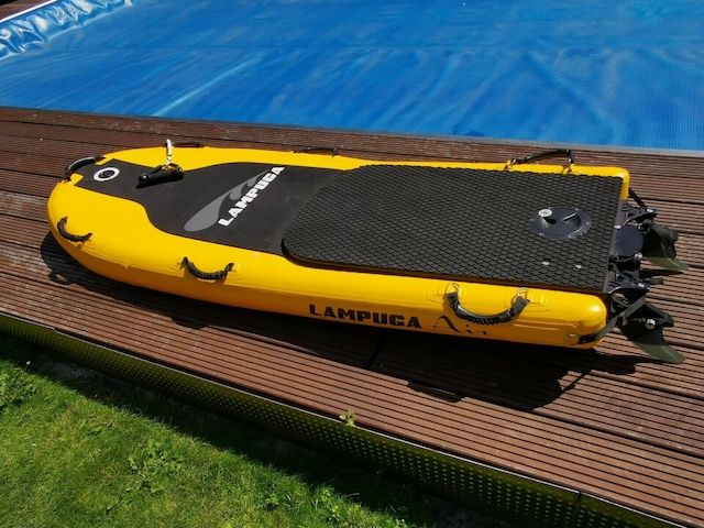 Lampuga Air elektrisches Jetboard Surfboard - gelb - kurzer und langer Rumpf