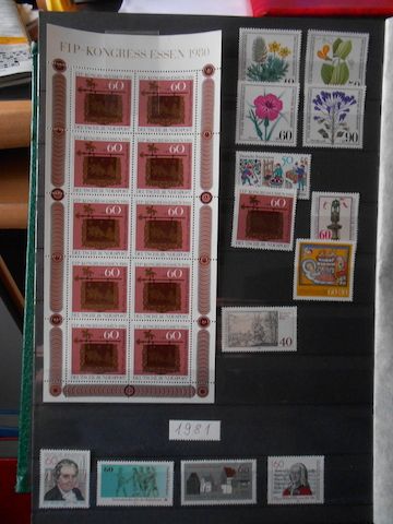 Briefmarkensammlung DDR + BRD