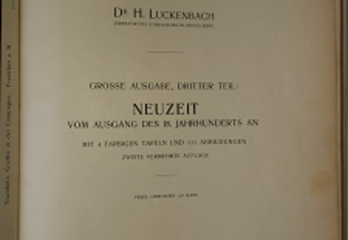 Kunst und Geschichte, Grosse Ausgabe, Dritter Teil: Neuzeit vom Ausgang des 18. Jahrhunderts