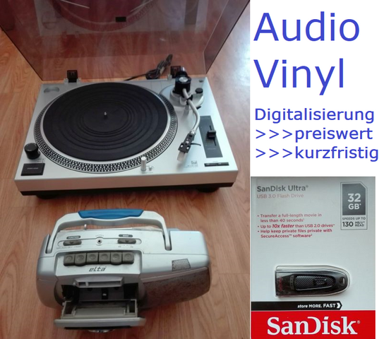 DIGITALISIERUNG Vinyl + Audio