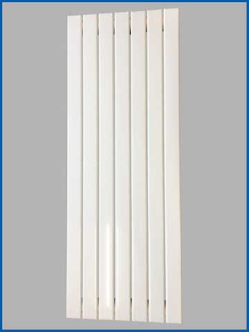 Paneel Heizkörper ARYA Vertikal Singel 528 x 1200 mm. Weiß