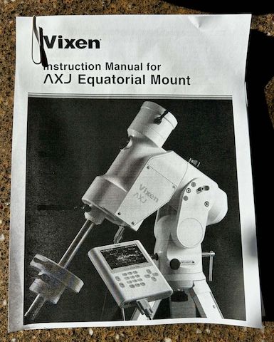 Vixen AXJ Go-To Teleskophalterung