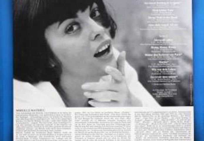 LP Mireille Mathieu  ((( AUTOGRAMM auf COVER ))) RAR !!!