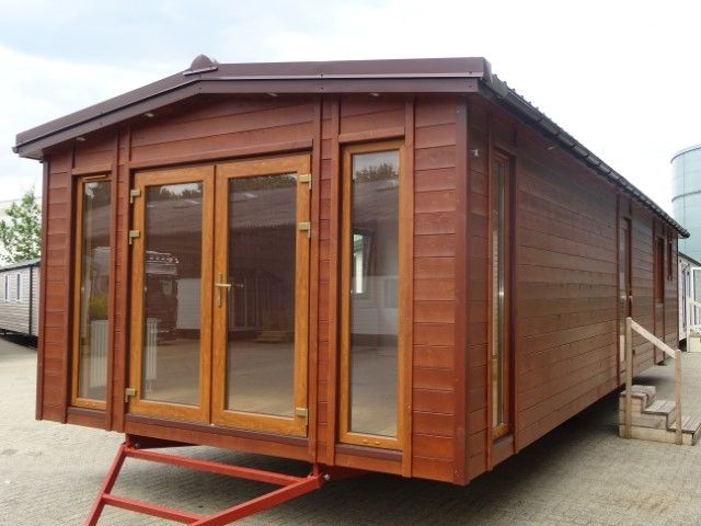 Mobilheim neu kaufen chalet sauna