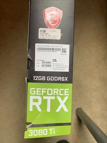 MSI GeForce RTX 3080 Ti VENTUS 3X 12GB Gaming Graphics Card