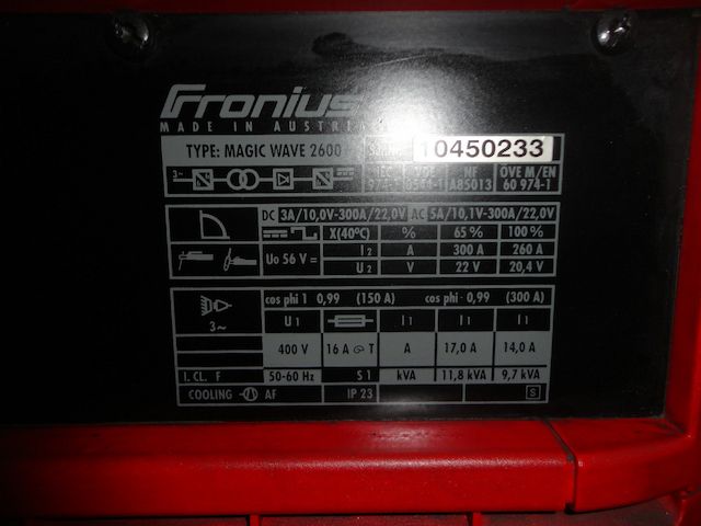 Fronius Magic Wave 2600 AC DC Schweißgerät
