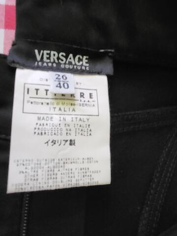 ❤️ღஐƸ̵̡Ӝ̵̨̄Ʒஐღ ❤️ TOP-ZUSTAND ! Versace Jeans schwarz 34 DE / 40 it/Material ღஐƸ̵̡Ӝ̵̨̄Ʒஐღ ❤️