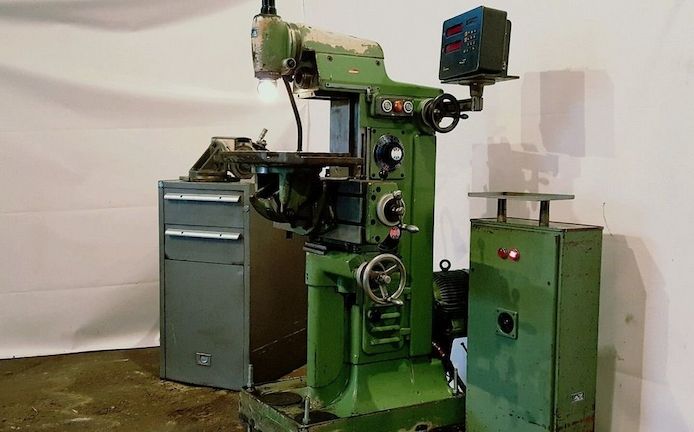 Fräsmaschine Deckel FP 1 mit Zubehör Teilapperat Universalfräsmaschine Maho