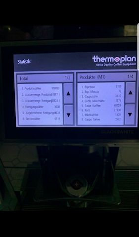 Thermoplan Black White 3 Kaffeevollautomat + Milchkühler BW3-CTM mit Kalkpatrone