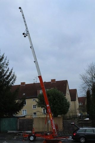 Dachdeckeraufzug Bauaufzug Schrägaufzug Böcker HD 31 K