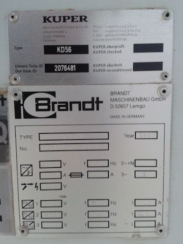 Kantenanleimmaschine Brandt KD 56