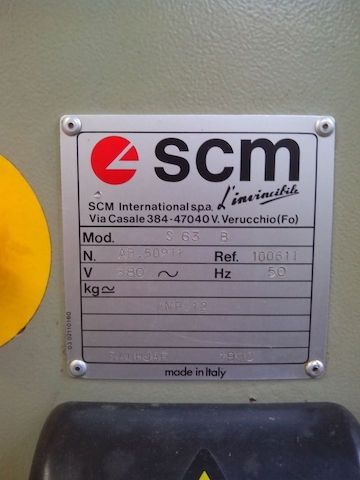 SCM Dickenhobel Typ S 63 B Hobelmaschine