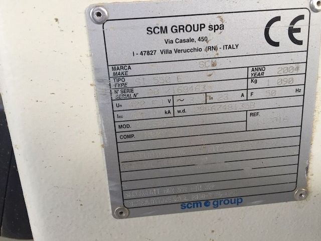 Formatkreissäge mit schwenkbarem Sägeblatt SCM SI 550 e