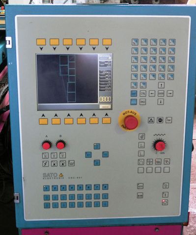 CNC Plasmaschneidanlage vom Typ FB 2000 von der Deutschen Firma SATO