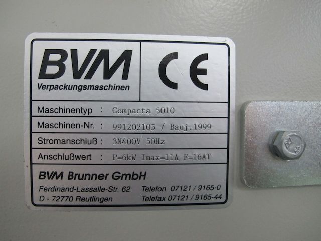 Einschweißmaschine BVM Compacta 5010