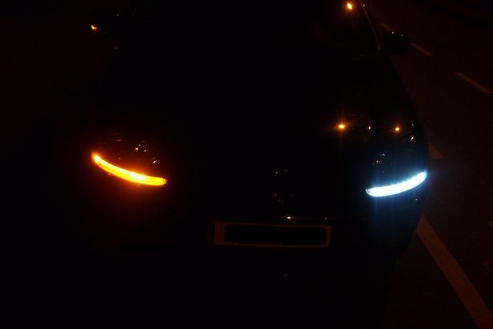 VW Golf 5 GTI Scheinwerfer H7 Schwarz TFL und Dynamischen Blinker