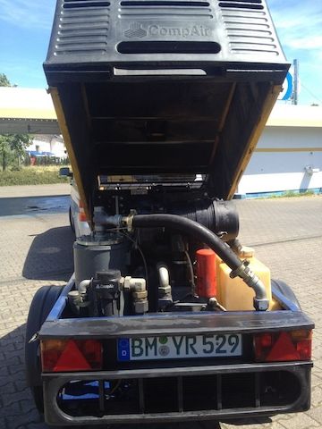Sandstrahlanlage  Compressor  Mobile Strahlanlage