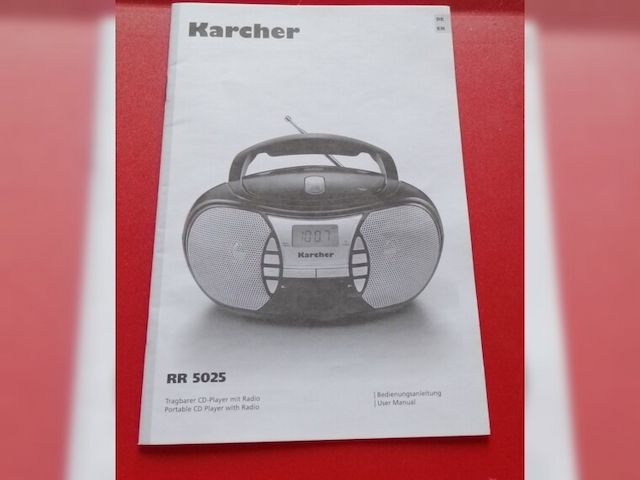 Karcher RR 5025-C tragbares CD Radio