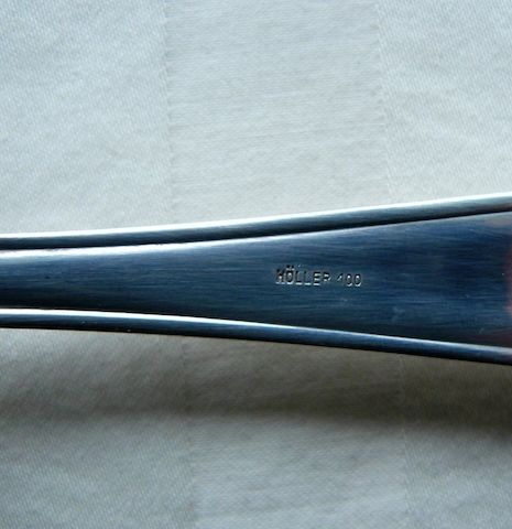 Besteck antik Höller Tafelsilber 100 für 6 Pers. BE022