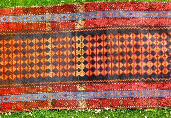 Sammlerteppich Heriz 268x120 19. Jh. T117