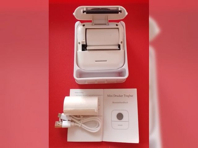 📸 Mini Drucker: Taschen-Fotodrucker, Sticker Drucker für Smartphones 📸