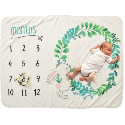 Baby Fotodecke Meilensteine Erinnerung Baby-Entwicklung