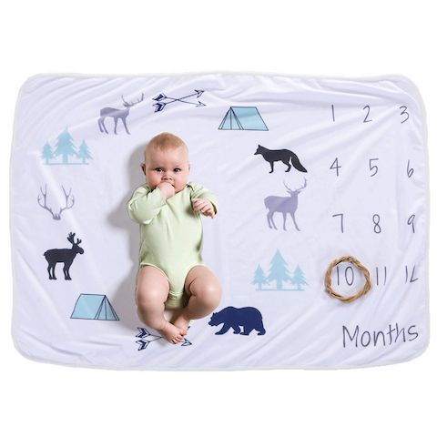 Baby Fotodecke Meilensteine Erinnerung Baby-Entwicklung