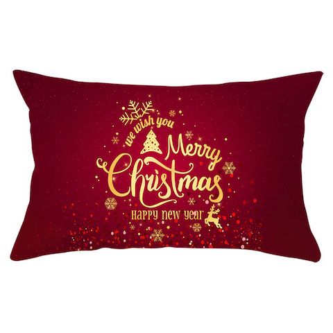 Kissenbezug Weihnachten Santa Claus ho ho ho Design