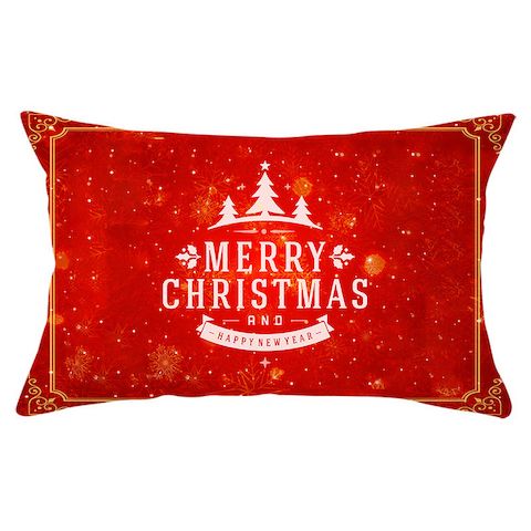 Kissenbezug Weihnachten Santa Claus ho ho ho Design