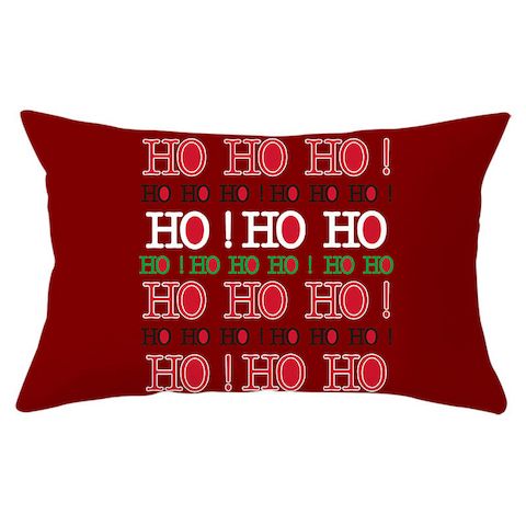 Kissenbezug Weihnachten Santa Claus ho ho ho Design
