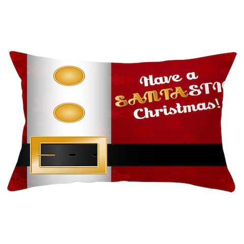 Kissenbezug Weihnachten Santa Claus ho ho ho Design