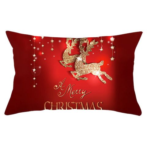Kissenbezug Weihnachten Santa Claus ho ho ho Design