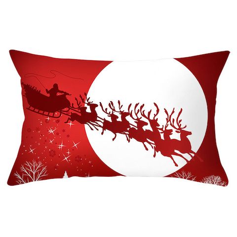 Kissenbezug Weihnachten Santa Claus ho ho ho Design