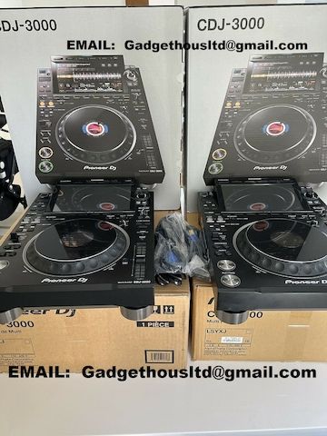 Pioneer CDJ-3000, Pioneer DJ DJM-A9 , Pioneer CDJ-2000NXS2, Pioneer DJM-900NXS2, Pioneer DJM-V10-LF