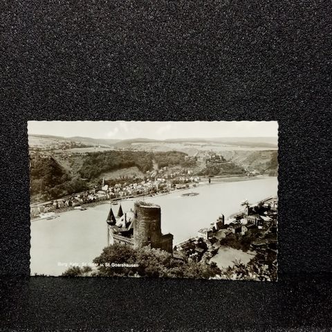 Ansichtskarte-St. Goar am Rhein mit Burg Katz.