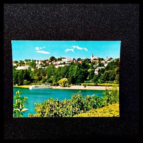 Ansichtskarte-Langenscheid am Sorpesee im Sauerland.