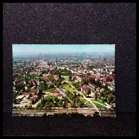 Ansichtskarte-Dortmund, Blick auf die Stadt.