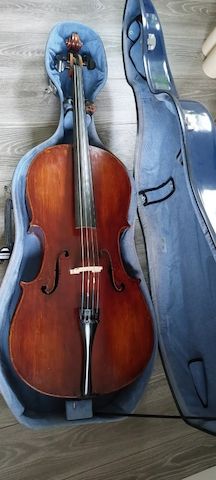 Sehr Altes Schönes Cello mit Zettel Pavel Zalut 1904 Original