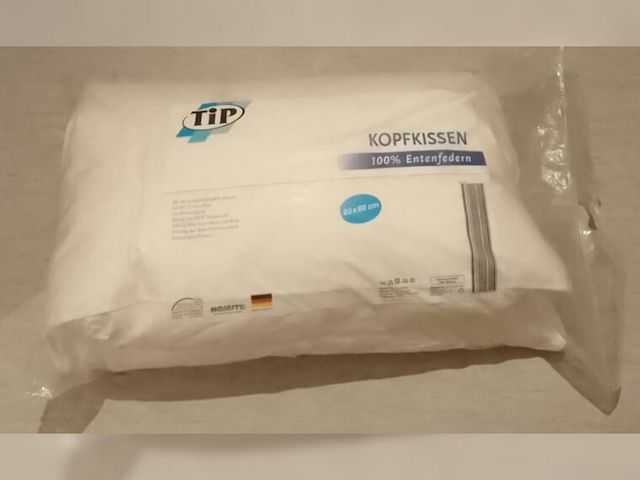  TiP Kopfkissen 80x80 cm 100% Baumwolle Füllgewicht: 1000g