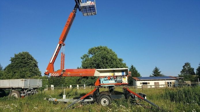 Hubarbeitsbühne TK 19-12 Anhängerlift Arbeitsbühne 19 m Arbeitshöhe