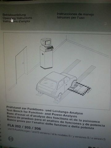 Leistungsprüfstand Bosch FLA 202 Top Zustand Bis 550 PS und 270 Kmh