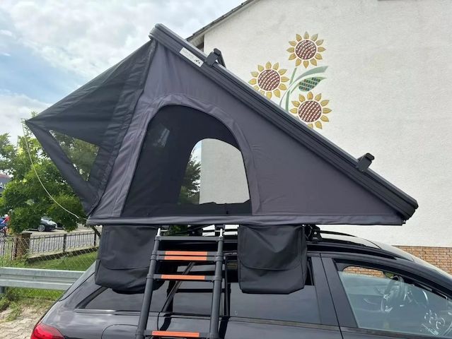 Dachzelt Autodachzelt Zelt Auto Alu Hardcase Schwarz/Grau