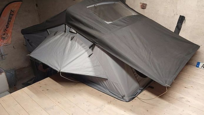 Vorführ- Dachzelt ABANICO Sierra tough 160 grau/schwarz
