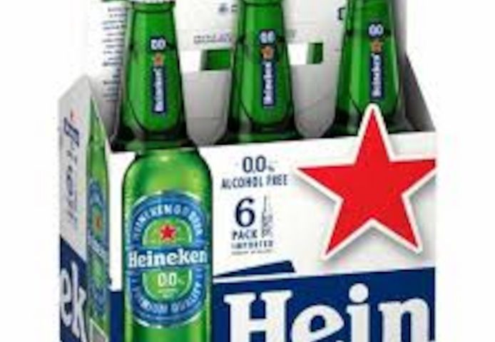 Heineken 0.0% Non Alcoholic Beer 330ml x Pack of 6