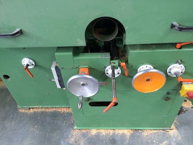 Hobelmaschine Kehlautomat Gubisch BS 2000 inkl. Absaugung, 4 Wellen