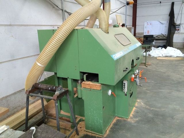 Hobelmaschine Kehlautomat Gubisch BS 2000 inkl. Absaugung, 4 Wellen