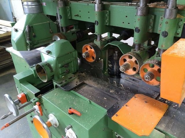 Hobelmaschine Kehlautomat Gubisch BS 2000 inkl. Absaugung, 4 Wellen