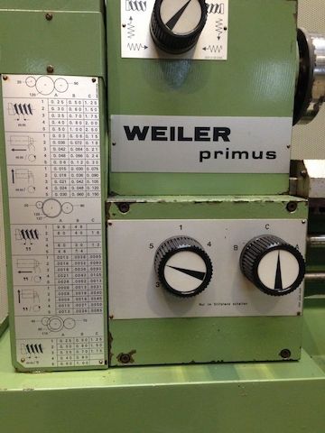 Weiler Primus LZ Drehbank Spannzangen  Matador Condor Praktikant